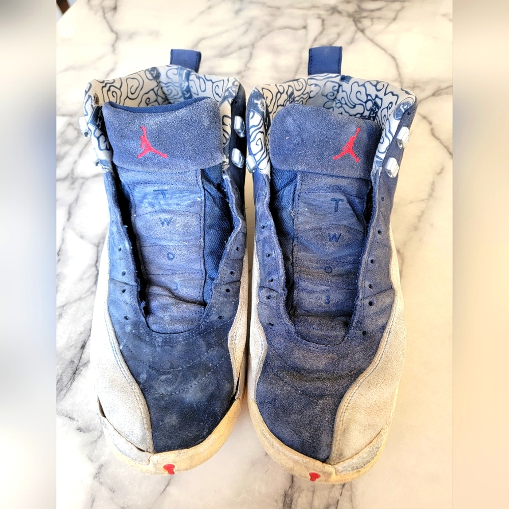 Air Jordan 12 Retro International Flight Mens Size 13 Blue Bv8016-445